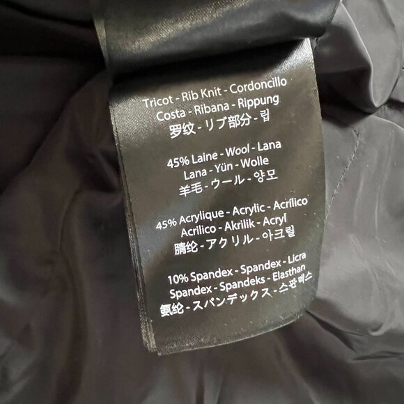 Mackage parka Ashlyn-n Genuine Fox Fur Trim Hooded Down Jacket In Black Large - Picture 10 of 15